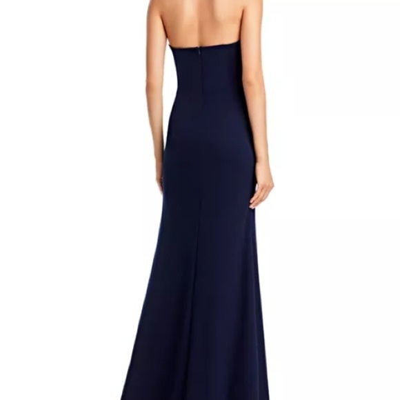 AQUA Strapless GownLength Evening Dress Sweetheart neck Mermaid silhouette, New - Picture 16 of 16